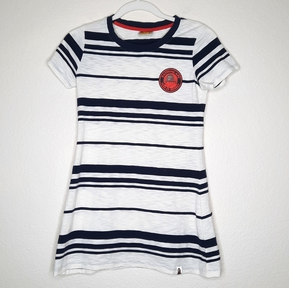 Bape A Bathing Ape Striped Long Tee M - Picture 2 of 8